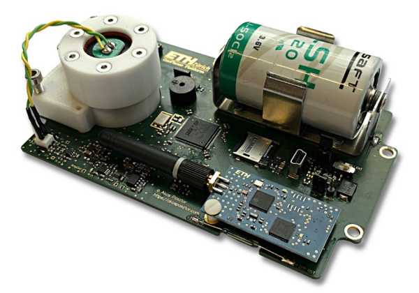 Geophone sensor on PCB